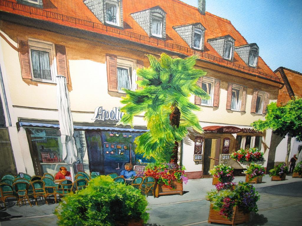 Hotel Am Schloss Darmstaedter Hof บาดฮอมบูร์ก ฟอร์ แดร์เฮอเฮอ ภายนอก รูปภาพ